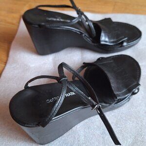Vintage COSTUME NATIONAL wedge sandals (EUC)